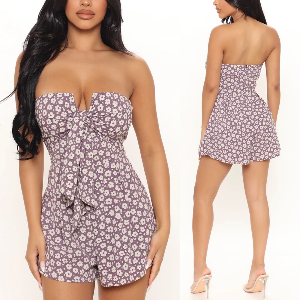 Fashion Nova | Floral Knot Romper